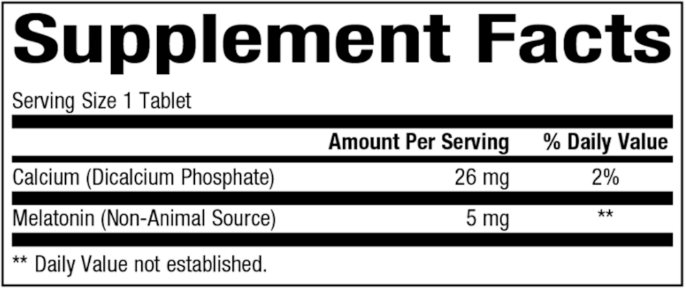 Product image for Melatonin Time Release 5mg.