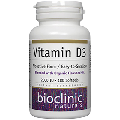 Vitamin D3 2000 IU 180 Softgels