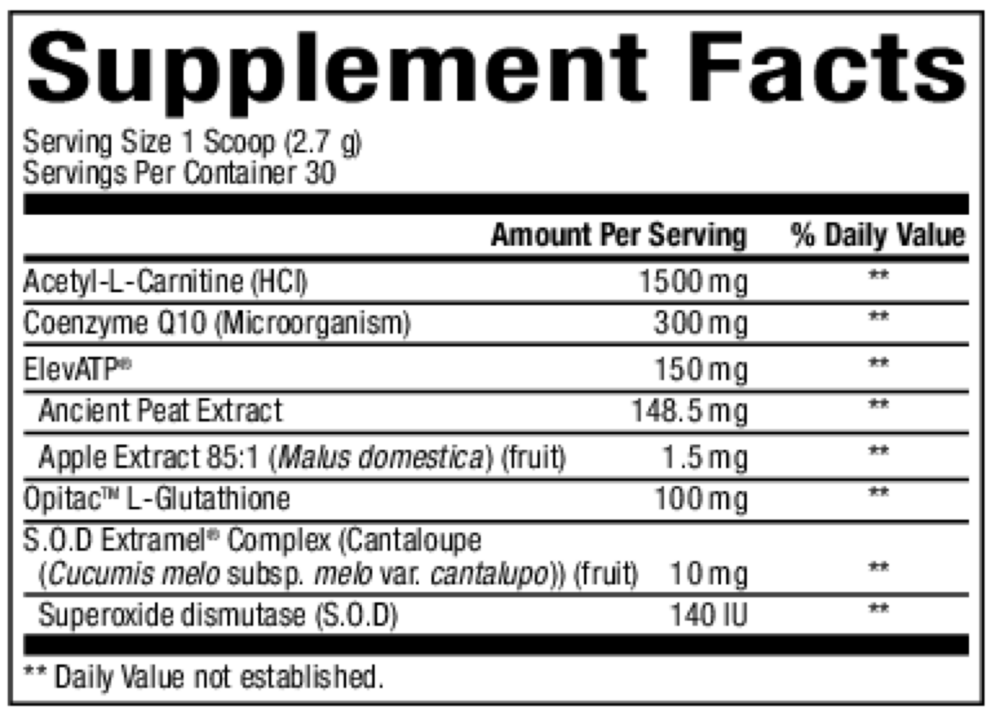 Product image for Mitochondrial Formula, Watermelon.