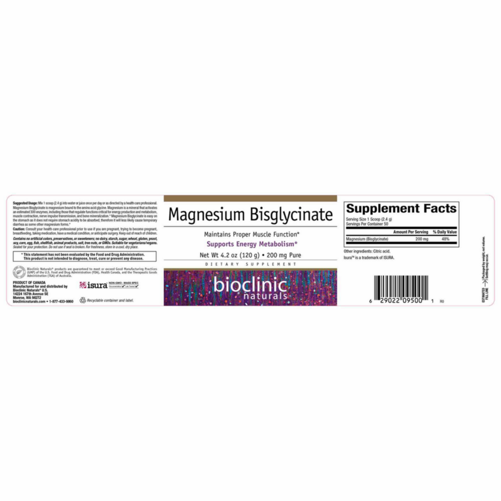 Product image for Magnesium Bisglycinate.