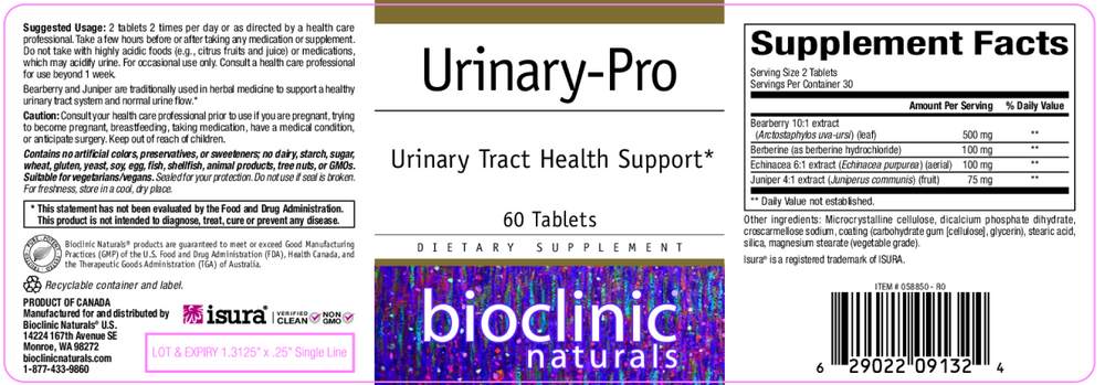 Product image for Urinary Pro.