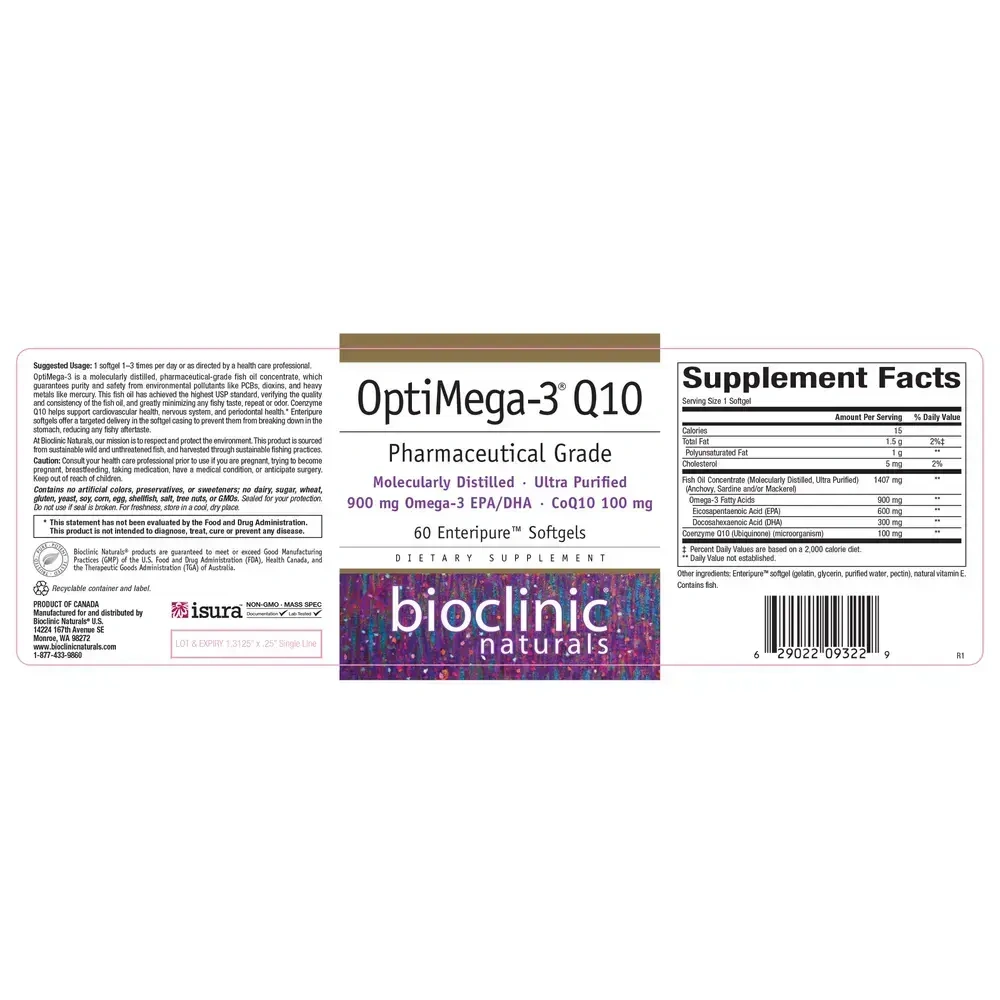 Product image for Optimega-3 Q10.