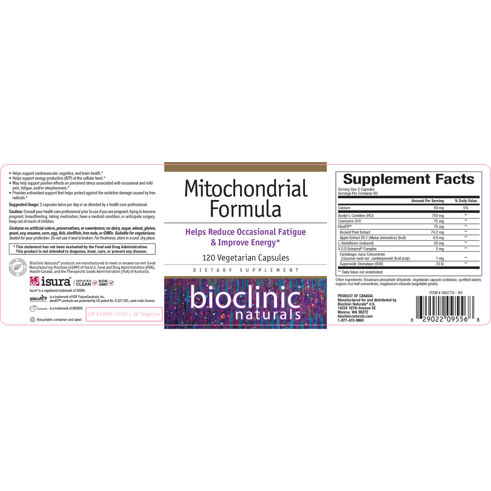 Product image for Mitochondrial Formula.