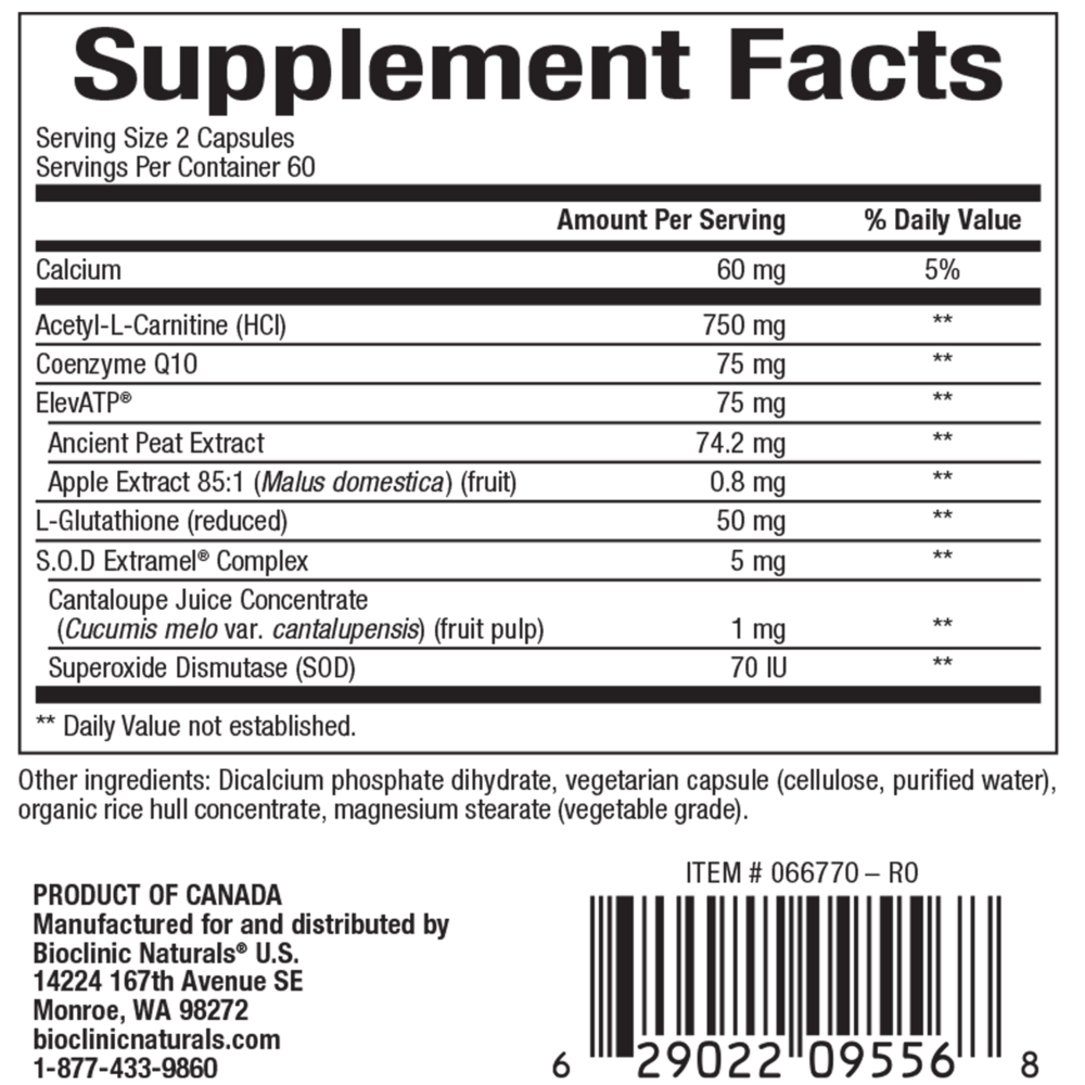 Product image for Mitochondrial Formula.