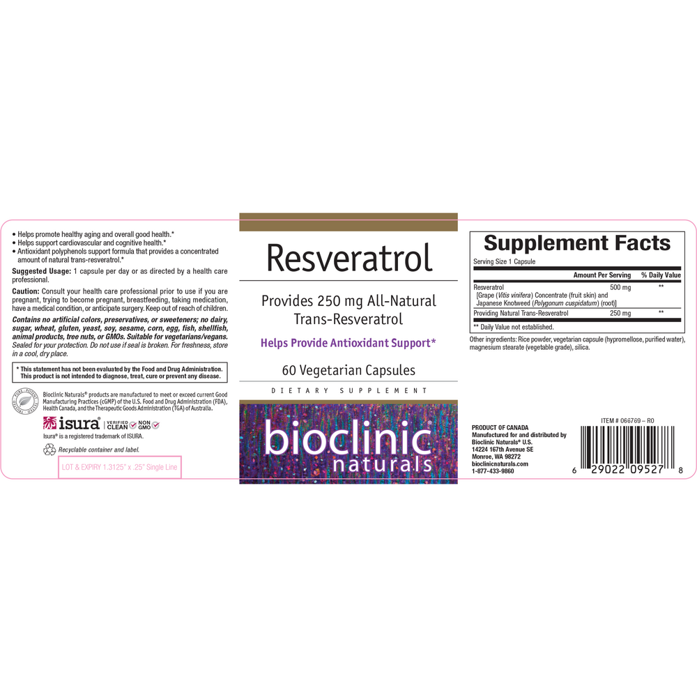 Product image for Resveratrol.
