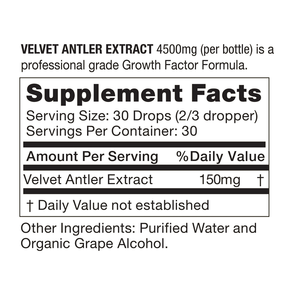 Product image for Velvet Antler Extract (VAE) 4500.