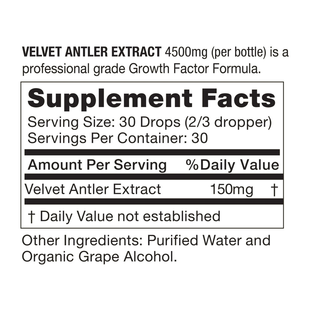 Product image for Velvet Antler Extract (VAE) 4500.