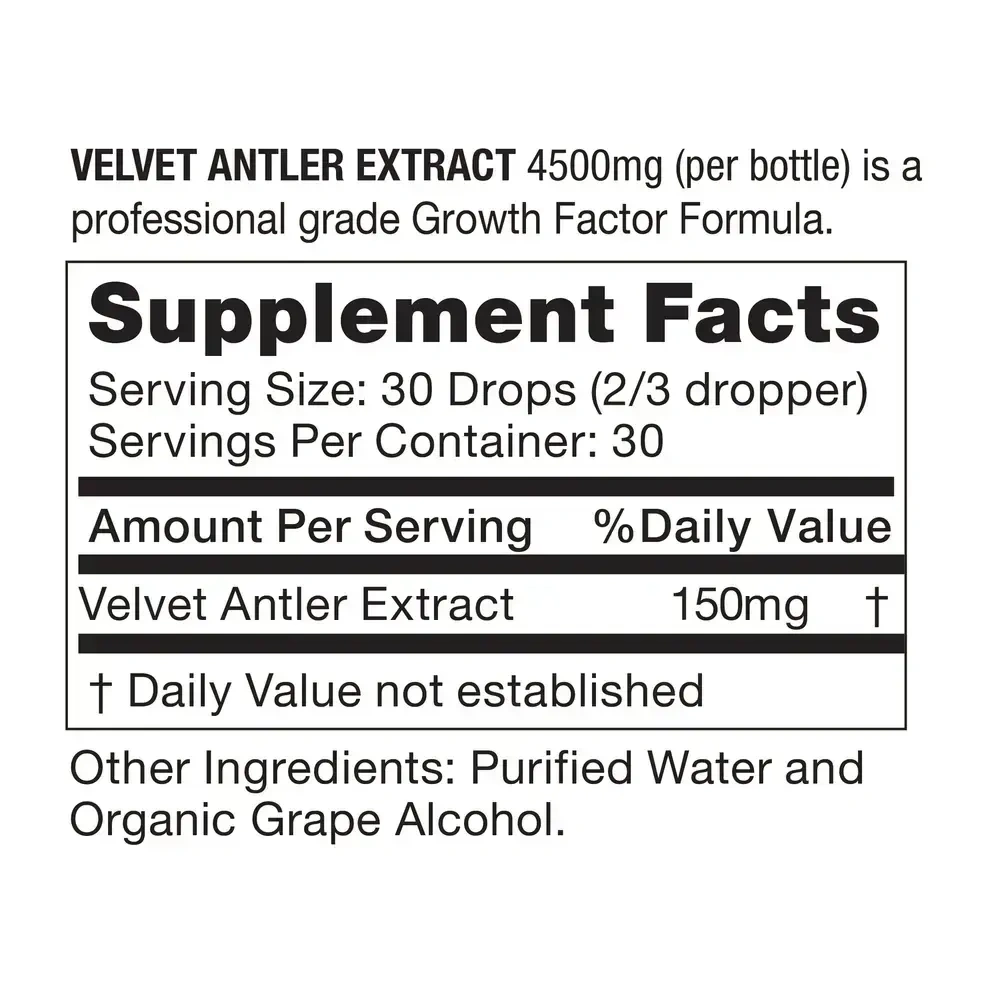 Product image for Velvet Antler Extract (VAE) 4500.
