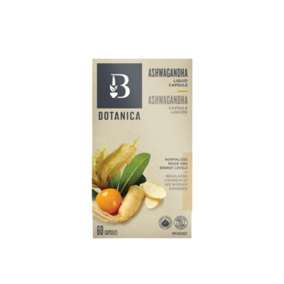 Ashwagandha Liquid Capsules - Nervine Tonic 60 capsules