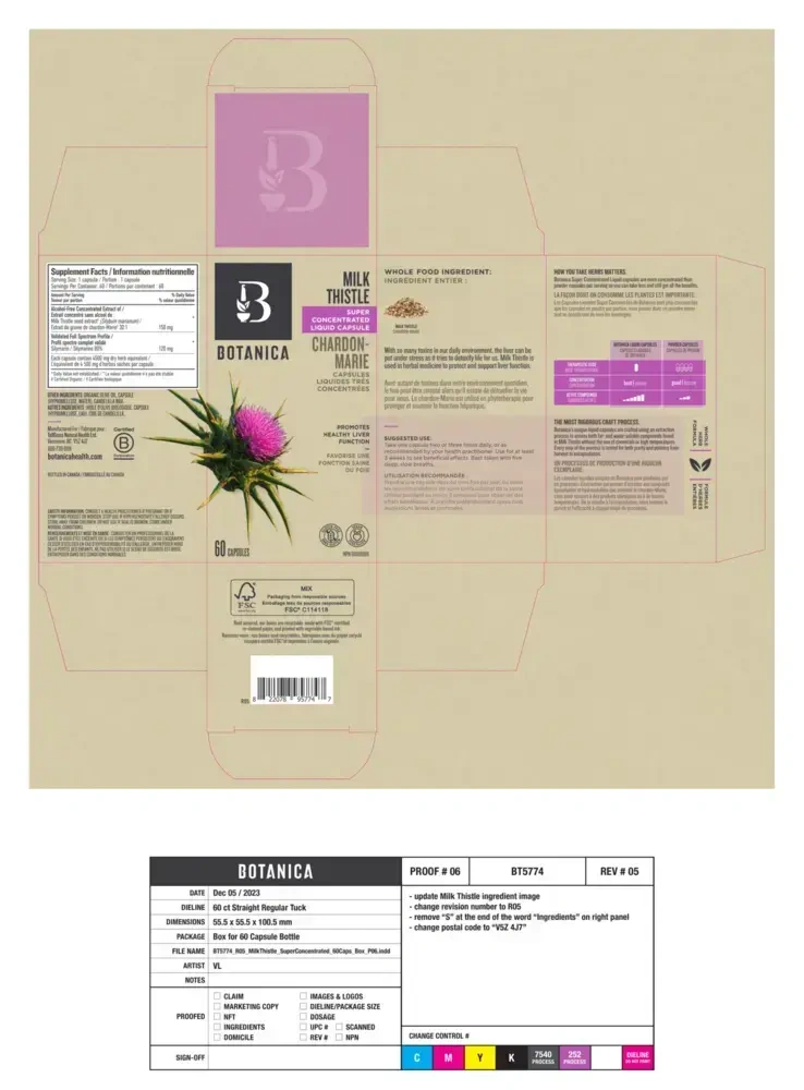 Product image for Milk Thistle Liquid Capsules - Promotes Healthy Liver Function.