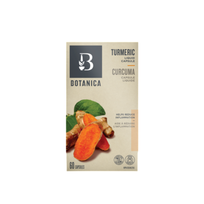 Turmeric Liquid Capsules - Helps Relieve Pain and Inflammation 60 capsules