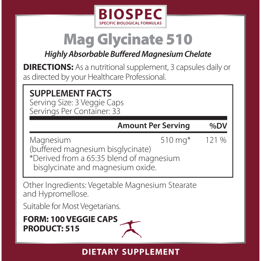 Product image for Mag Glycinate 510.
