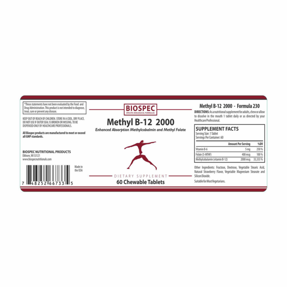 Product image for Methyl B-12 2000.