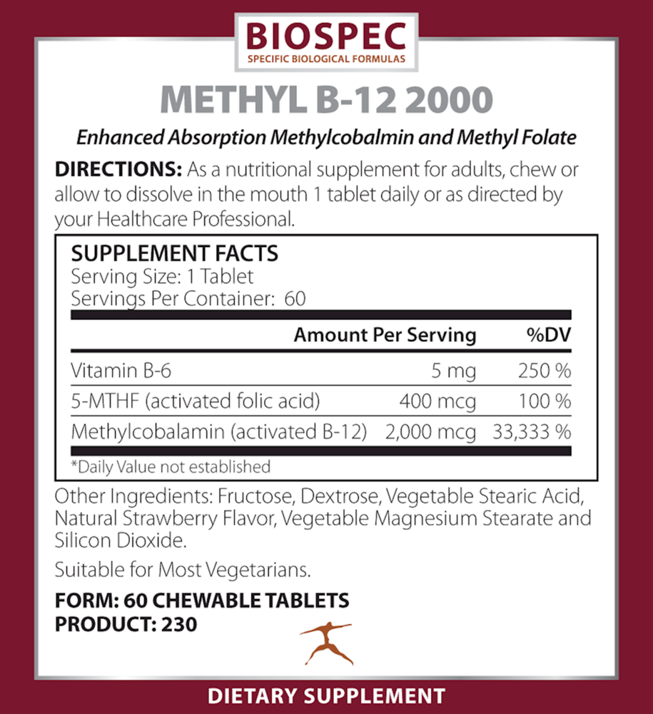 Product image for Methyl B-12 2000.