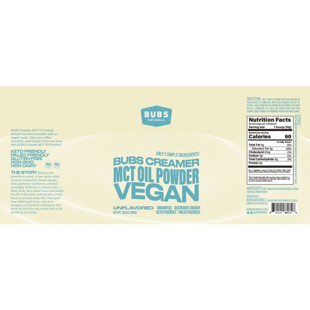 Product image for MCT Oil Powder.