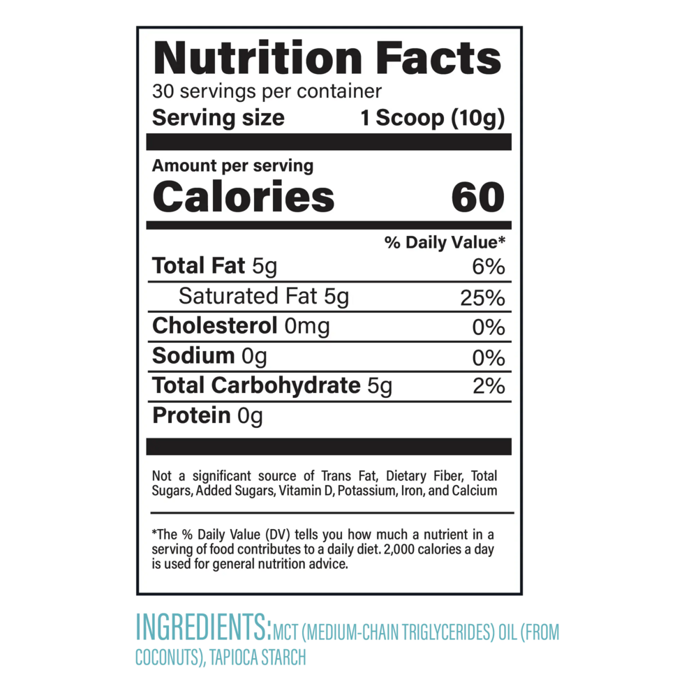 Product image for MCT Oil Powder.
