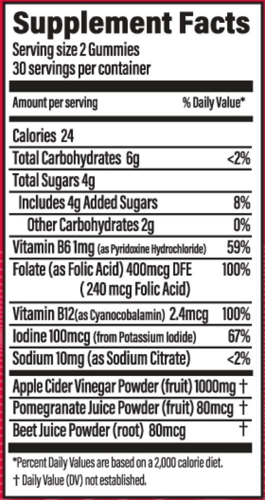 Product image for Apple Cider Vinegar Gummies.
