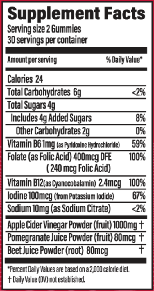 Product image for Apple Cider Vinegar Gummies.