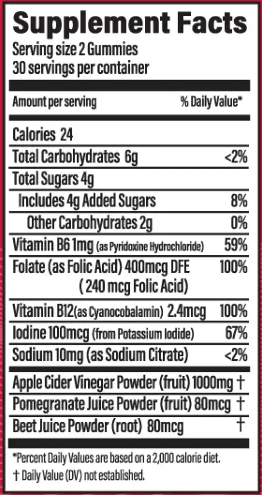 Product image for Apple Cider Vinegar Gummies.