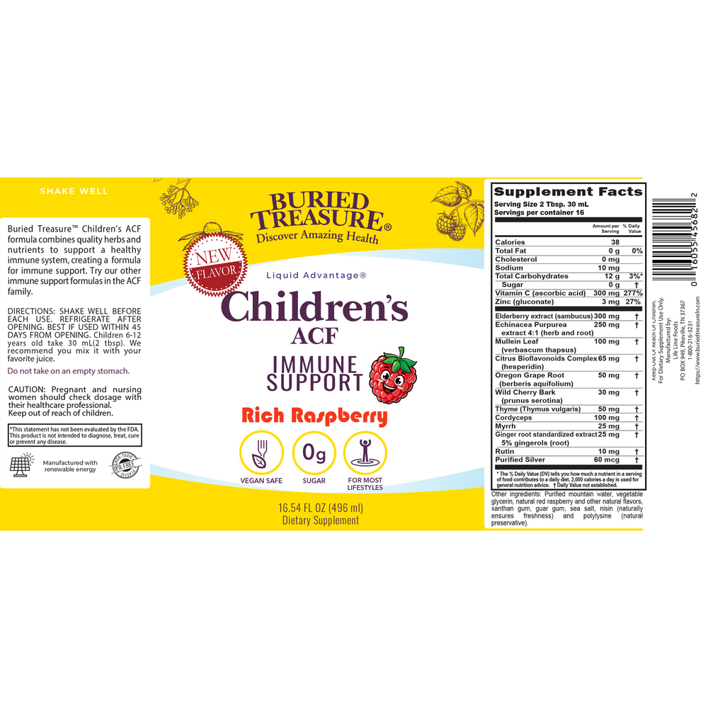 Product image for Children's ACF Rich Raspberry.