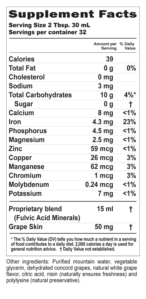 Product image for Concord Grape Minerals.