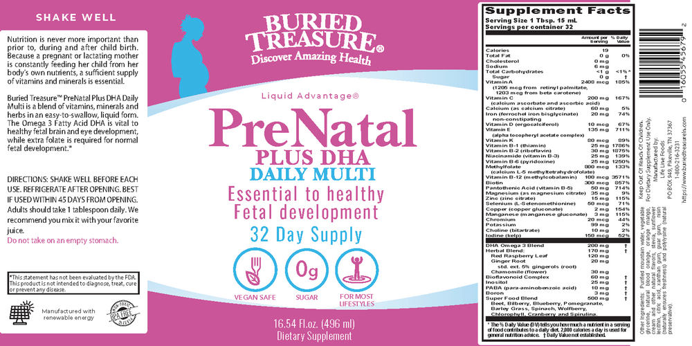 Product image for PreNatal plus DHA Complete.