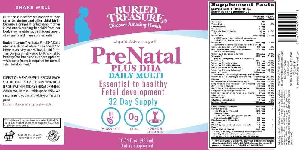 Product image for PreNatal plus DHA Complete.