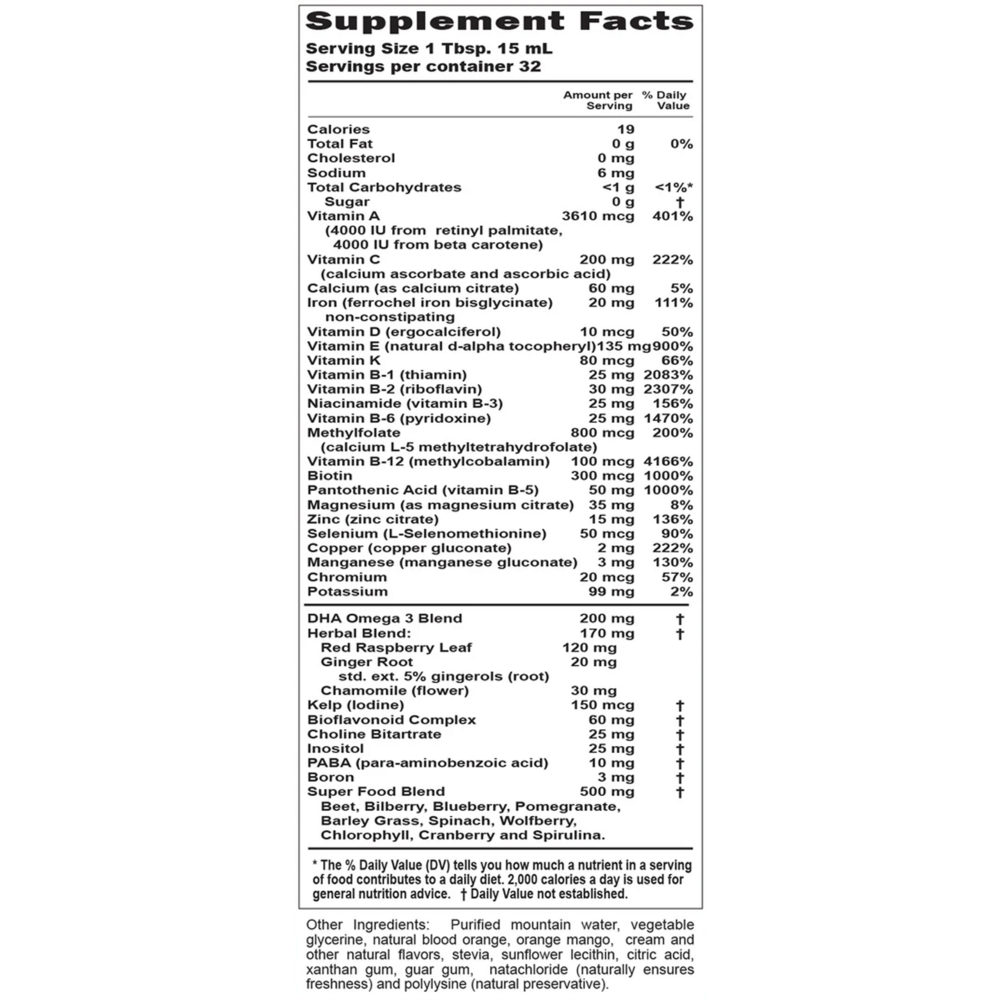 Product image for PreNatal plus DHA Complete.