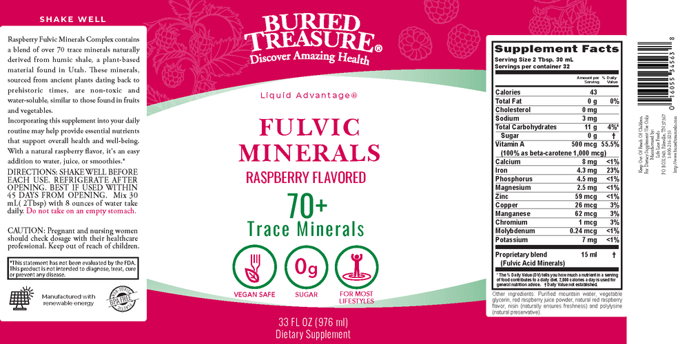 Product image for Raspberry Colloidal Trace Minerals.