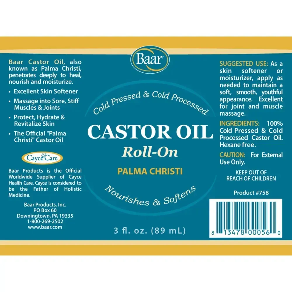Product image for Castor Oil Roll-On.