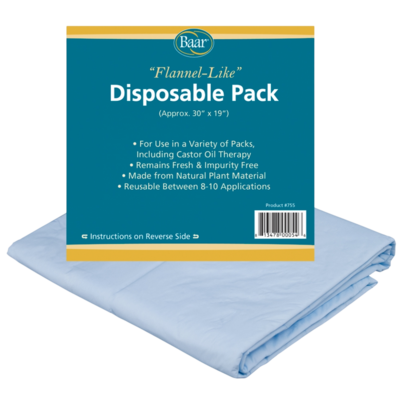 Disposable Castor Oil Pack 30"x 19" 1 Pack