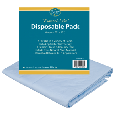 Disposable Castor Oil Pack 30"x 19" 1 Pack