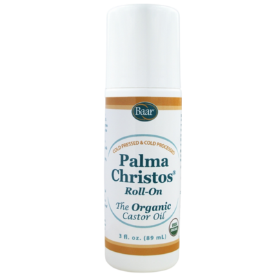 Palma Christos Organic Roll-On Castor Oil 3 Ounces