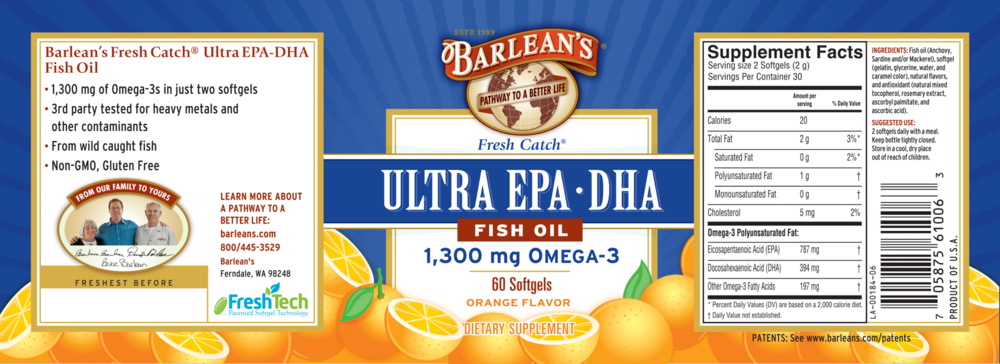Product image for Fresh Catch Ultra EPA-DHA.