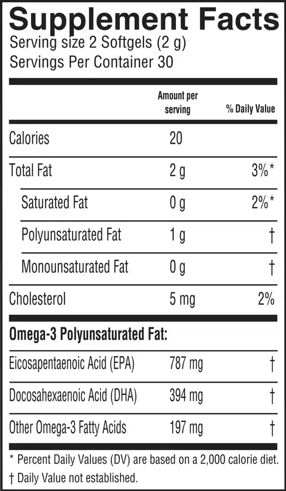 Product image for Fresh Catch Ultra EPA-DHA.