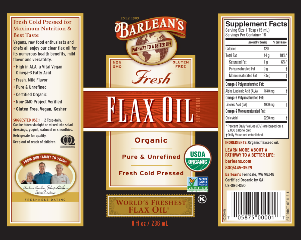 Product image for Flax Oil.