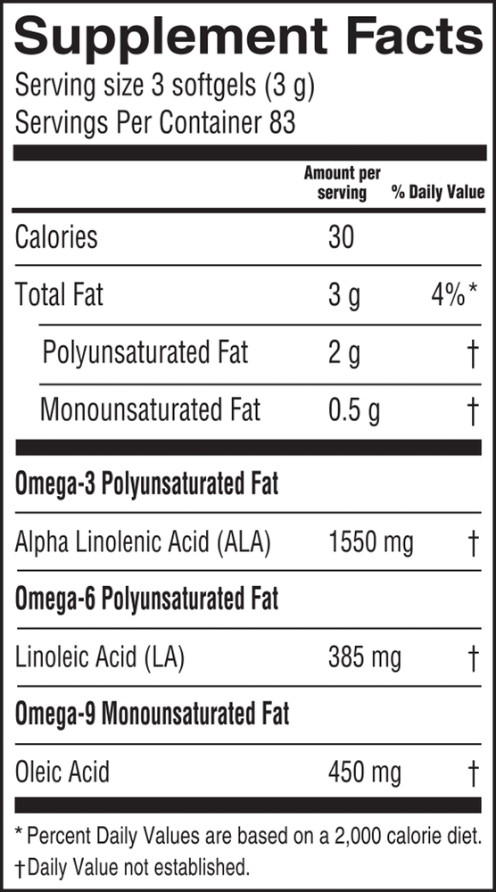 Product image for Lignan Flax Oil - Softgels.