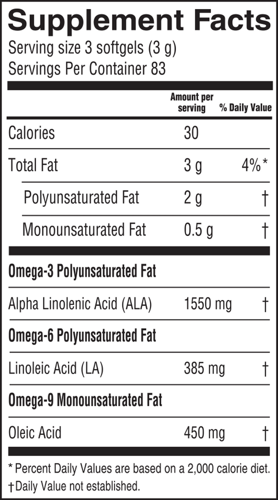 Product image for Lignan Flax Oil - Softgels.