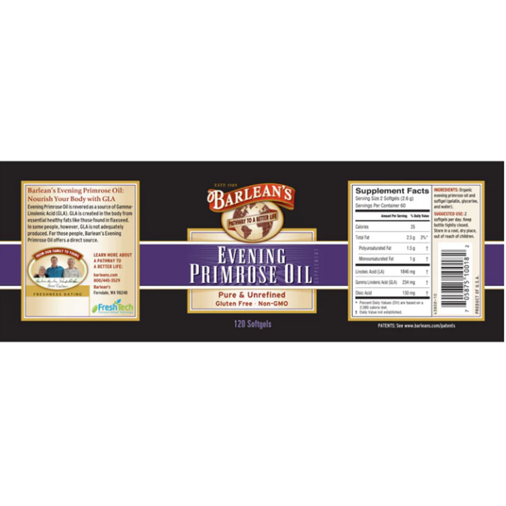 Product image for Evening Primrose Oil.