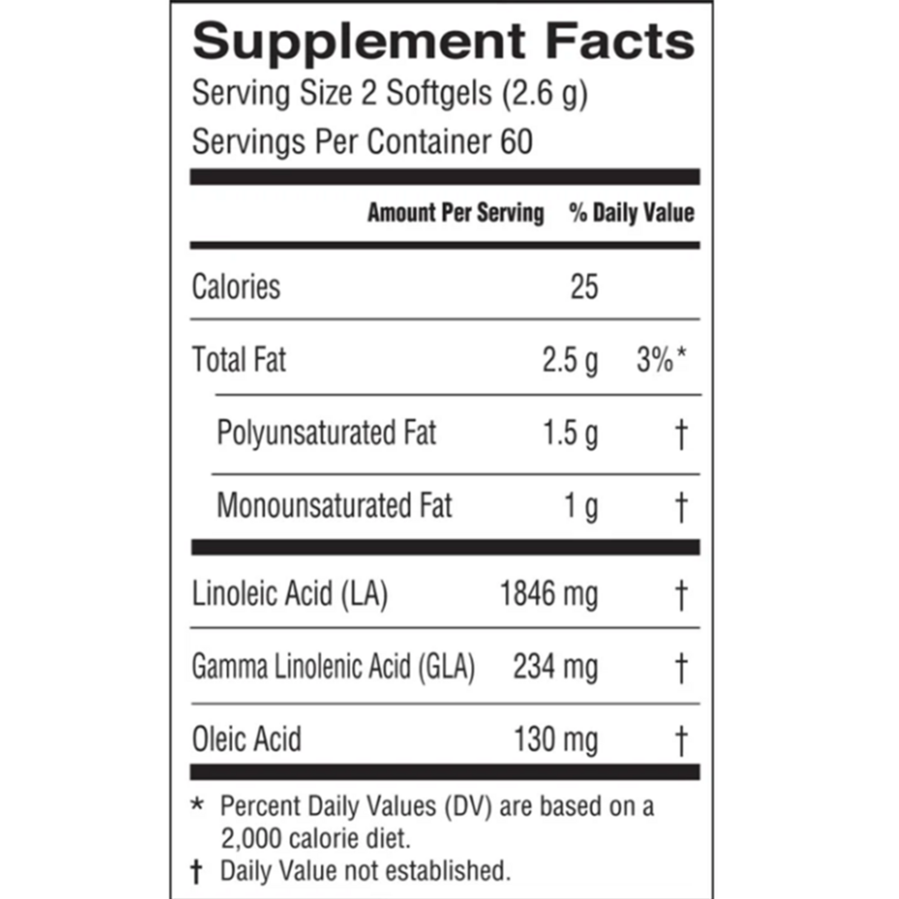 Product image for Evening Primrose Oil.