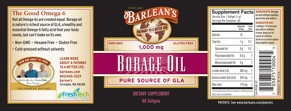 Product image for Borage Oil.