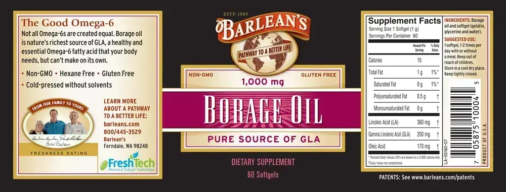 Product image for Borage Oil.
