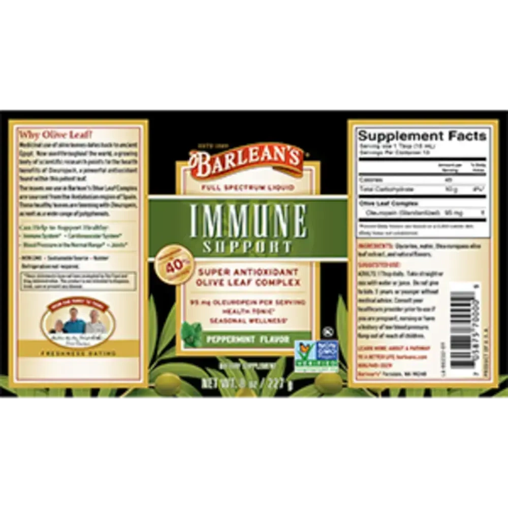 Product image for Olive Leaf Complex Peppermint.
