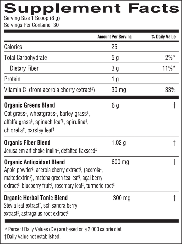 Product image for Organic Greens.