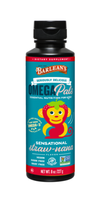 Seriously Delicious Omega Pals Sensational Straw-nana Flax Oil