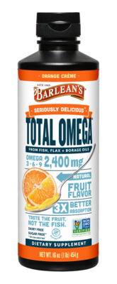 Seriously Delicious Orange Creme Total Omega 454 Grams
