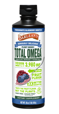 Seriously Delicious Pomegranate Blueberry Smoothie Total Omega Vegan 454 Grams