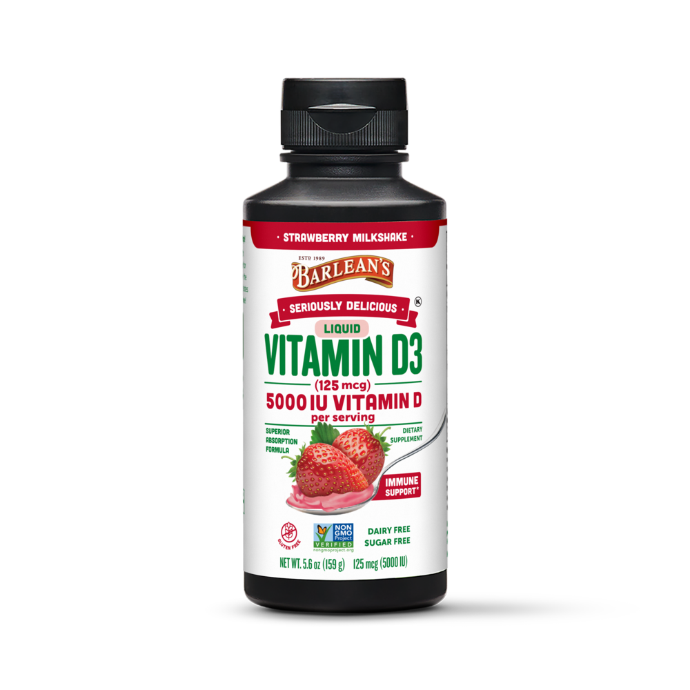 Product image for Seriously Delicious Vitamin D3 Strawberry Milkshake.