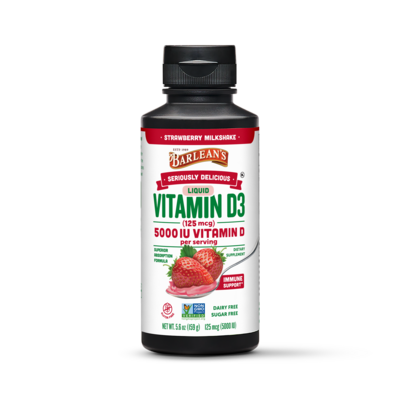 Seriously Delicious Vitamin D3 Strawberry Milkshake 159 Grams
