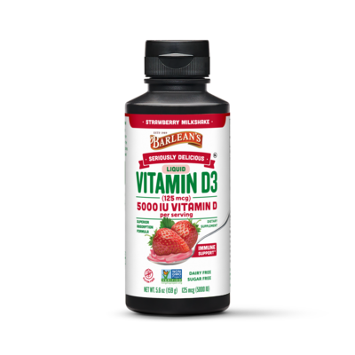 Seriously Delicious Vitamin D3 Strawberry Milkshake